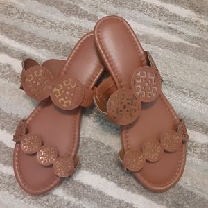 Cato Sandals Brown/Gold Size 8